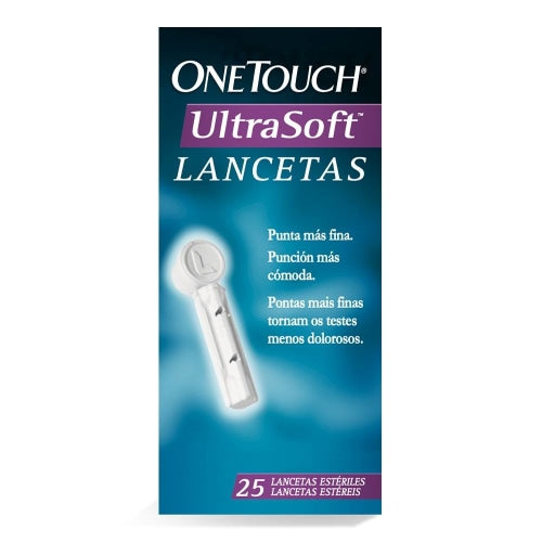 One Touch Lancetas UltraSoft 25 Lancetas