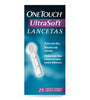 One Touch Lancetas UltraSoft 25 Lancetas