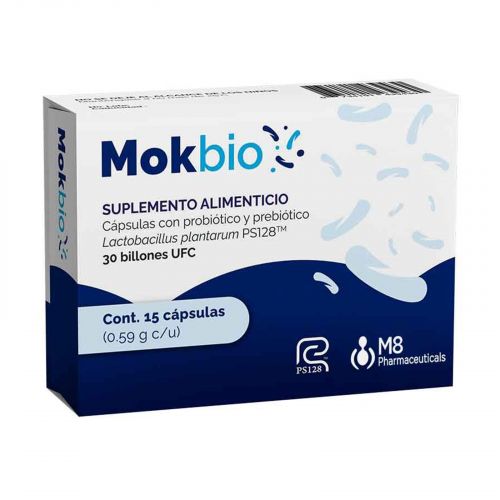 Mokbio Suplemento Alimenticio 15 Cápsulas.