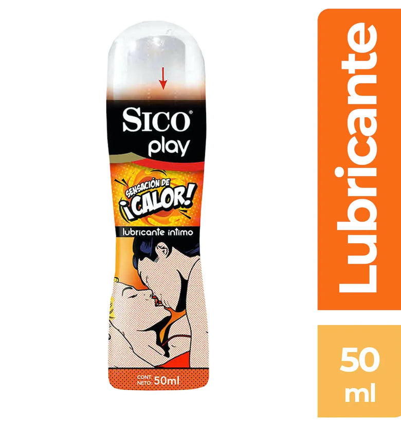 Lubricante Íntimo Sico Sensación De Calor 50 ml.