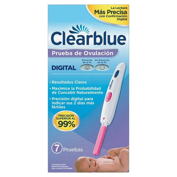 Prueba De Ovulación Clearblue Digital 7 Piezas