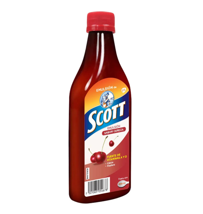 Emulsión Scott Cereza 400 ml.