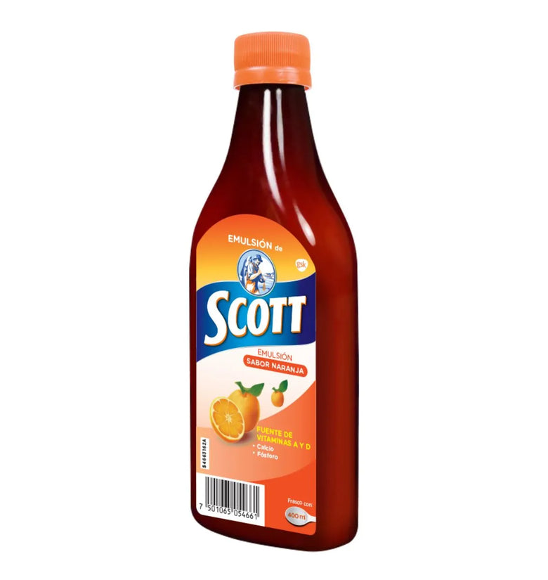 Emulsión Scott Naranja 400 ml.