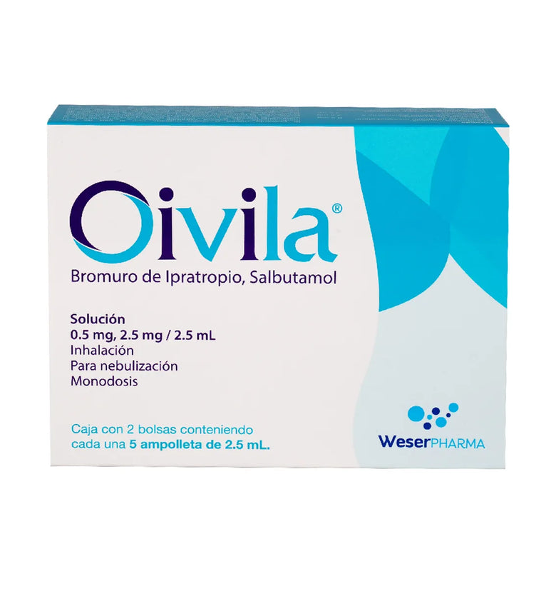 Oivila 0.5 / 2.5 Mg Solución 10 Ampolletas 2.5Ml