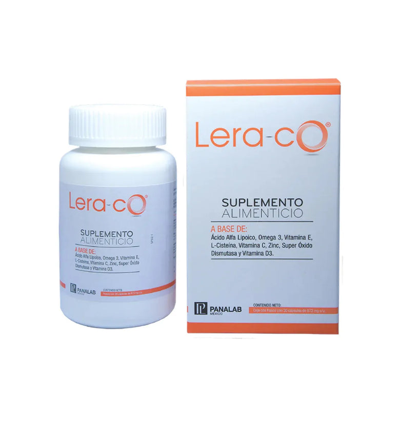 Lera-Co 873 Mg, Suplemento Alimenticio, 30 Cápsulas.