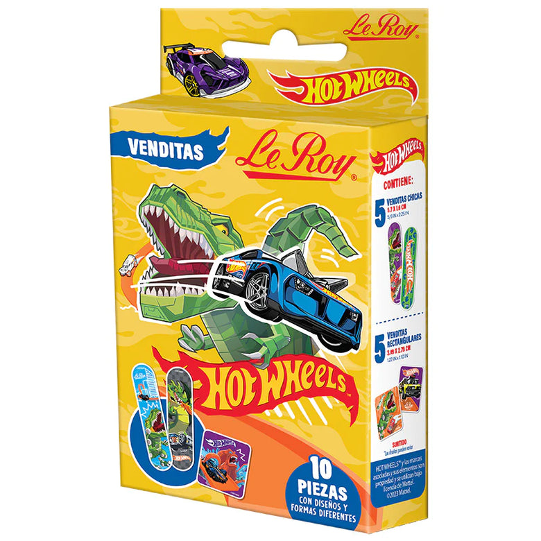 Le Roy Hot Wheels Venditas Surtida 10 Piezas.