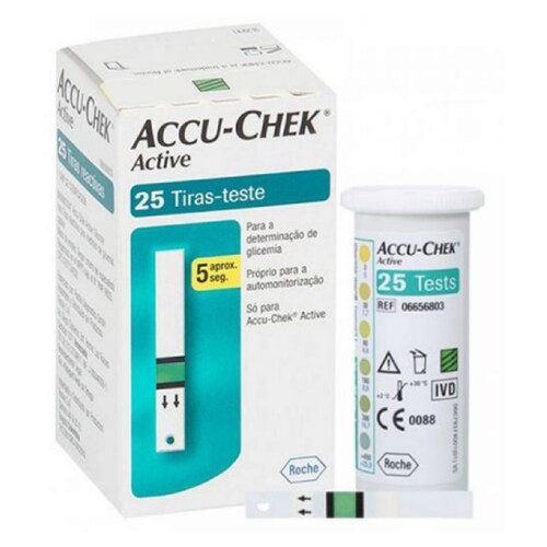 Tiras Accu-Chek Active Glucosa 25 Tiras.