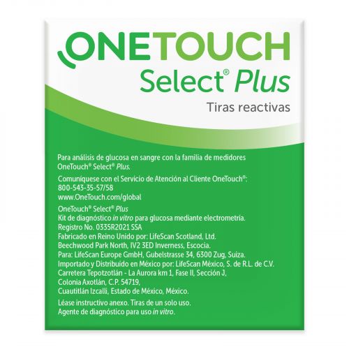 One Touch Select Plus Simple 25 Tiras