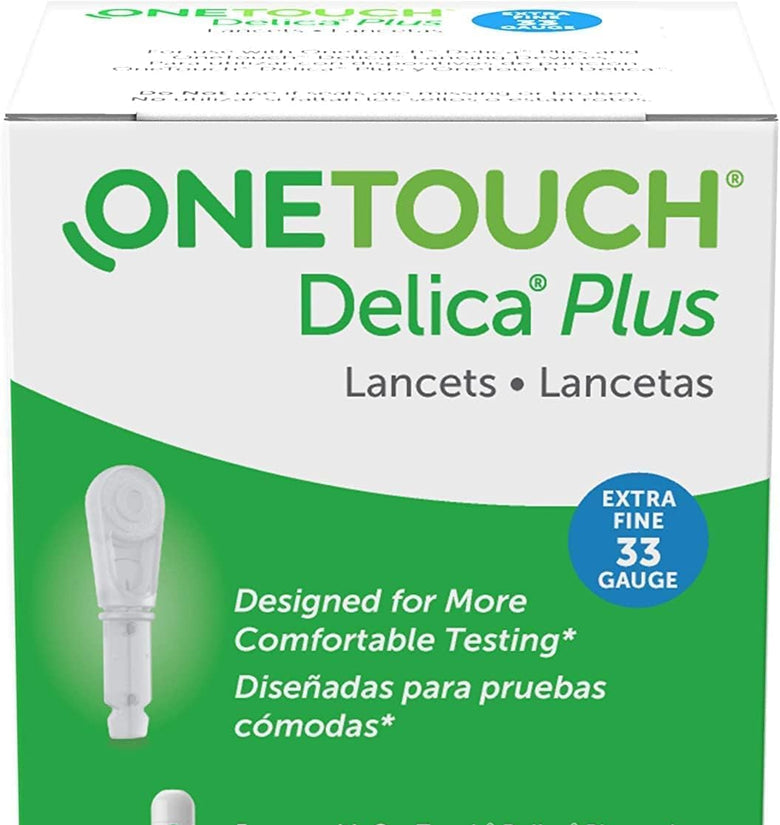 One Touch Delica Plus 100 Lancetas.