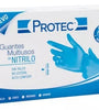 Guantes Multiusos De Nitrilo Azul Mediano 100 Piezas.