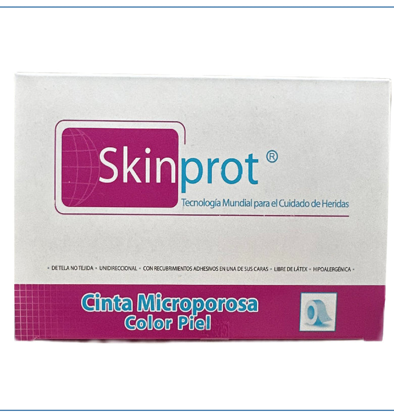 Cinta Microporosa, Color piel 1.25cm x 5cm SKINPROT