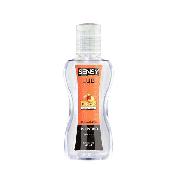 Gel Sensy Lubricante Para Masaje Durazno 60 ml.